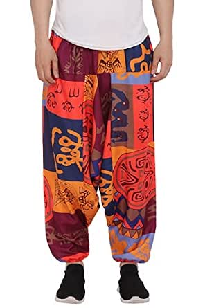 Whitewhale Men's Loose Fit Cotton Trousers