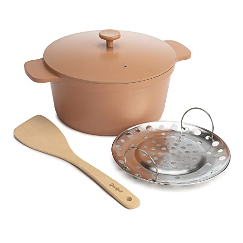 Goodful All-In-One Pot, Multilayer Nonstick, High Performance Cast Dutch Oven With Matching Lid...