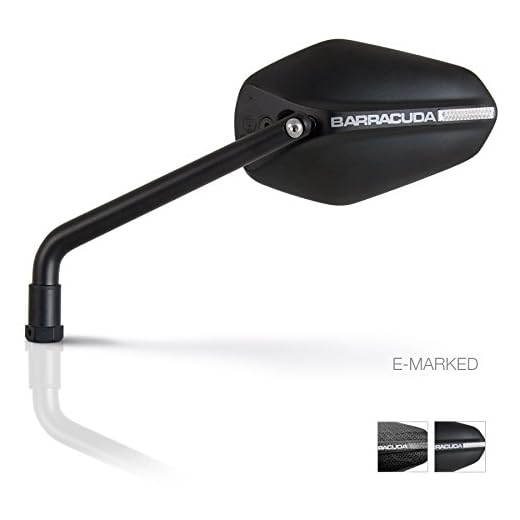 Barracuda - Espejos Ego homologados Negros.