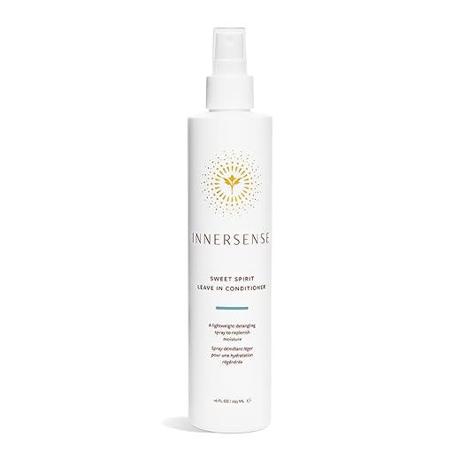 INNERSENSE Organic Beauty - Natural Sweet Spirit Leave-In Conditioner | Non-Toxic, Cruelty-Free, Clean Haircare (10oz)