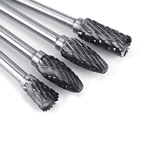 10 stuks wolfraamcarbide draaibeitel, staalvijlen, freesset, 3 mm schacht, multifunctionele schacht, diameter van de snijkop 6 mm (dubbel patroon) - Image 6