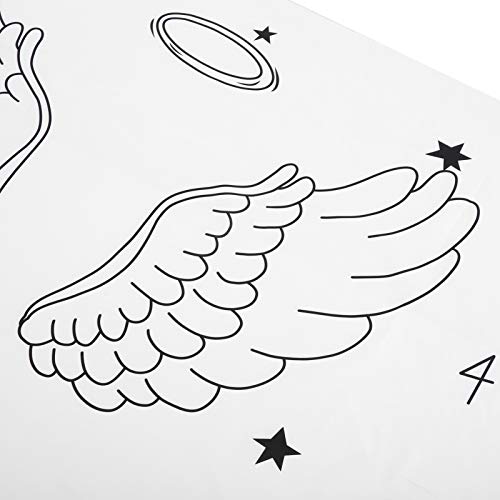 Maandelijkse speelmat Foto-schietbenodigdheden Pasgeboren babyfoto Contume voor babyjongen voor baby(100cm*120cm, wing) - Afbeelding 8