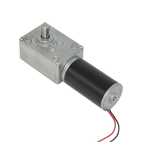 Bemonoc Mirco Dc Worm Geared Motor Shaft Output 8Mm 12V 55 Rpm With Gear Box For Diy Parts #TOP3