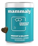 11-in-1 L-Carnitin & Cellulose Snack - Gewichtsmanagement für Hunde - Perfect Weight 210 Snacks (175g) von mammaly - Diätfutter kann beim Abnehmen Hund helfen - Futterzellulose zur Gewichtskontrolle