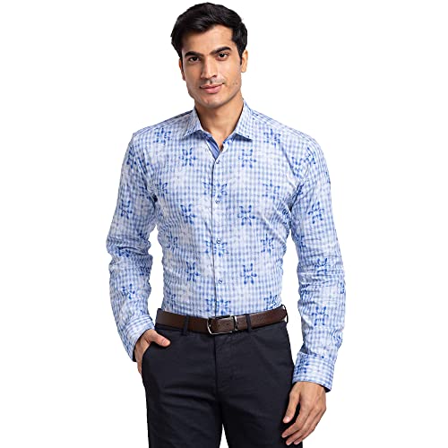 Image of Park Avenue Men's Cotton Slim Fit Shirt