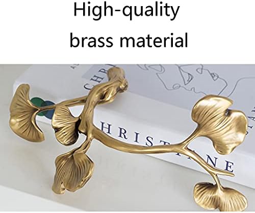 Curtain Holders for Wall Metal Curtain Tiebacks Set of 2 Artistic Creativity Ginkgo Leaf Curtain Wall Hook Window Treatment Holdbacks Ties