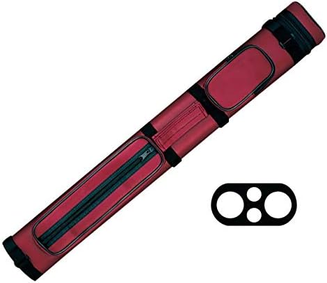ACTION 2x2 Oval Cue Case Burgundy