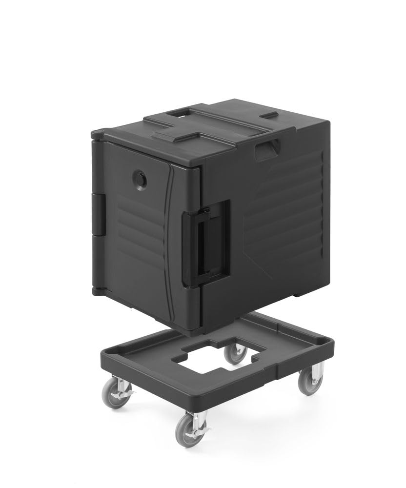 HENDI Carrello piattaforma con 4 ruote per contenitori isotermici AmerBox, 530x710x(H)230mm, PE