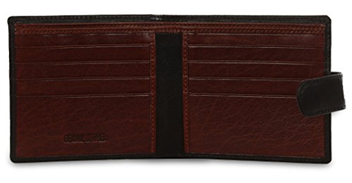 Biggs & Bane LG006 - Cartera para hombre Negro Y Marrón