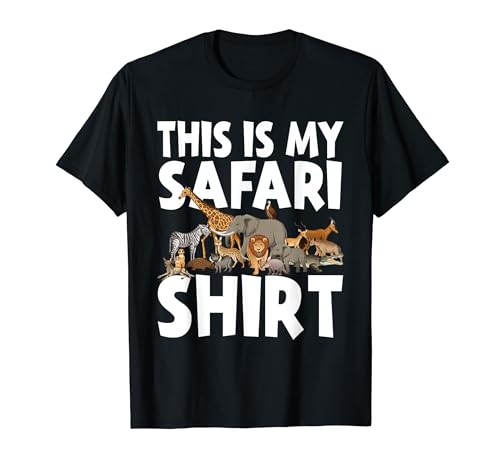 Safari africano Familia Vacaciones Zoo Animal Safari Squad Camiseta