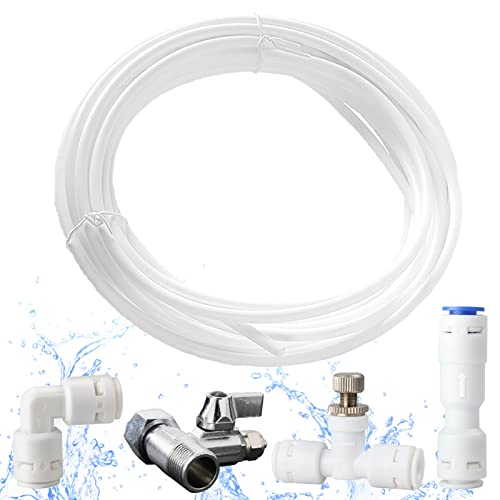 Kugelhahn 3/8 Zoll Steckverbinder - Für Kühlschrank, Aquarium & Umkehrosmose