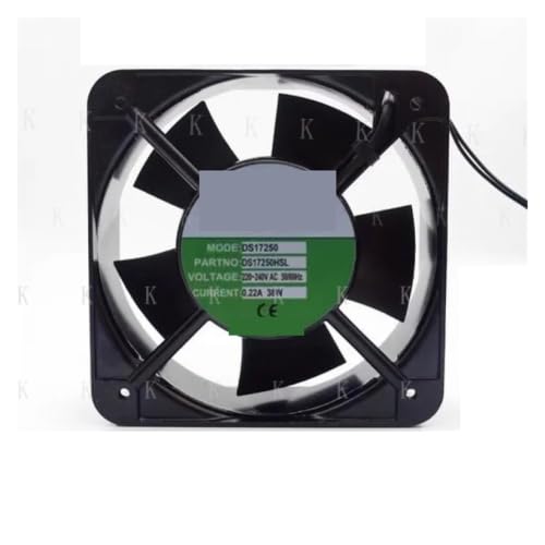Ventilateur de refroidissement robuste DGDWXS DS17250HSL 15050 double roulement à billes