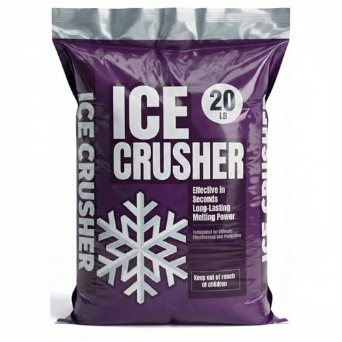 Maple99 Ice Melt Safer for Concrete-20 lb Bag, Ice Breaker Blend for Snow Ice Melt, Salt for Snow and Ice Removal, Sidewalk Salt, Driveway Salt, Snow Melt