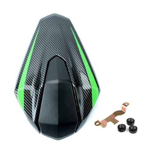 Carénage capot de selle Kawasaki Z400 finition Carbon Green aérodynamique