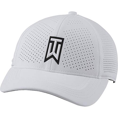 Nike New 2021 AeroBill Tiger Woods Heritage86 White/Black L/XL Hat/Cap Nike New 2021 AeroBill Tiger Woods Heritage86 White/Black L/XL Hat/Cap
