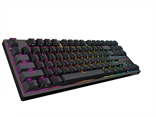 Clavier mécanique filaire USB C DURGOD Taurus K320 RGB TKL Nebula touches PBT