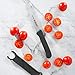 Messermeister 4.5” Serrated Tomato Knife with Matching Sheath, Black - German 1.4116 Steel Alloy - Rust Resistant & Easy to Maintain - Handcrafted in Santa Catarina, Portugal