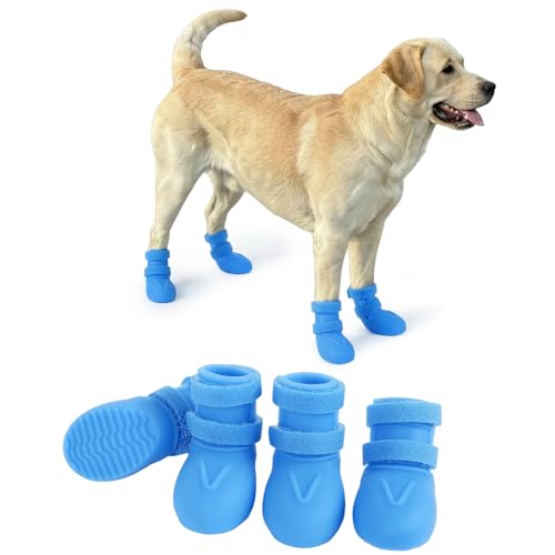 Silicone Paw Protectors for Wet and Rocky Terrain