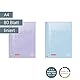 BRUNNEN Collegeblock Premium Student „Pastell 2“ | A4, Lineatur 27, 80 Blatt, pastellblau/pastelllila