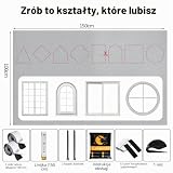 Roleta zaciemniająca bez wiercenia, folia zaciemniająca do okien, okien dachowych, zaciemnienie, ochrona przed słońcem do wewnątrz – 1,5 x 1 m, beżowa imitacja lnu, możliwość przycięcia, zapięcie na
