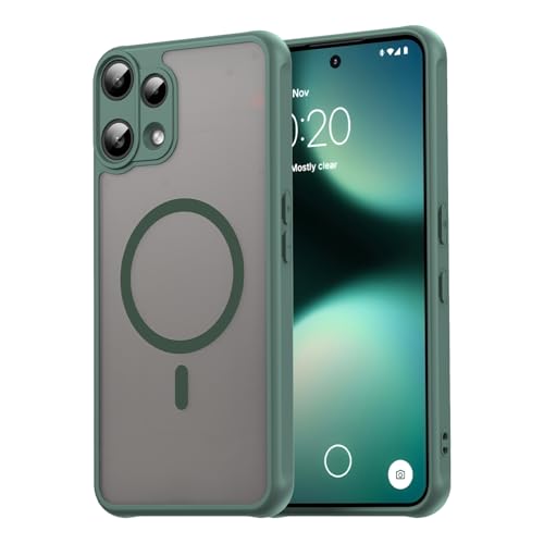 Image of Compatible with Nothing Phone3A Lite Case Cover,Compatible with MagSafe,Anti-Fall,Compatible with Nothing Phone (3a) Lite 5G A001T Cell Protective Phone Case Green