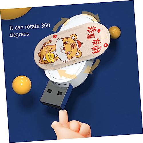 Homoyoyo 64Gb Drive Creative Flash Memory Stick for Data Storage Cute Design with Rotation Portable U Disk for Use - Image 7