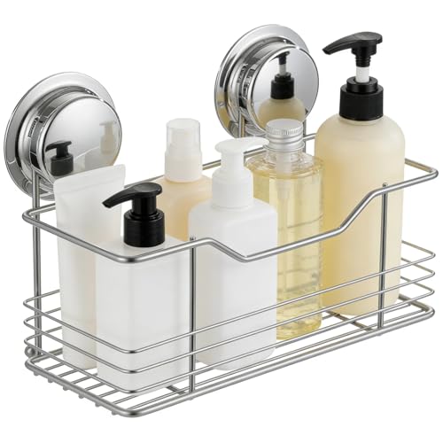 Étagère de douche à ventouse pour optimiser le rangement des petits espaces - 2