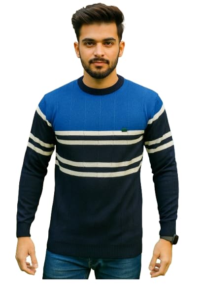 Radhu Fashion Men's Full Sleeve Printed Sweater, Winter Wear-image-30