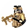 Battle Brick 1.6 Inches Tall Seal Team Six Commando Custom 1 Special Operations Collectible Minifigure in The USA | Genuine Military Minifig | Great Gift for Ages 10+ to Adult AFOL