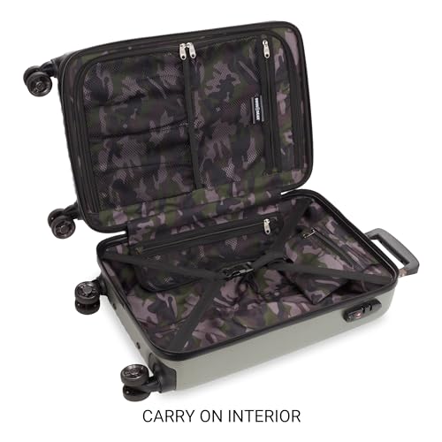 Image of SwissGear 7272 Energie Expandable Hardside Luggage with Spinner Wheels and TSA Lock, Gunmetal, 2-Piece Set (19 /27)