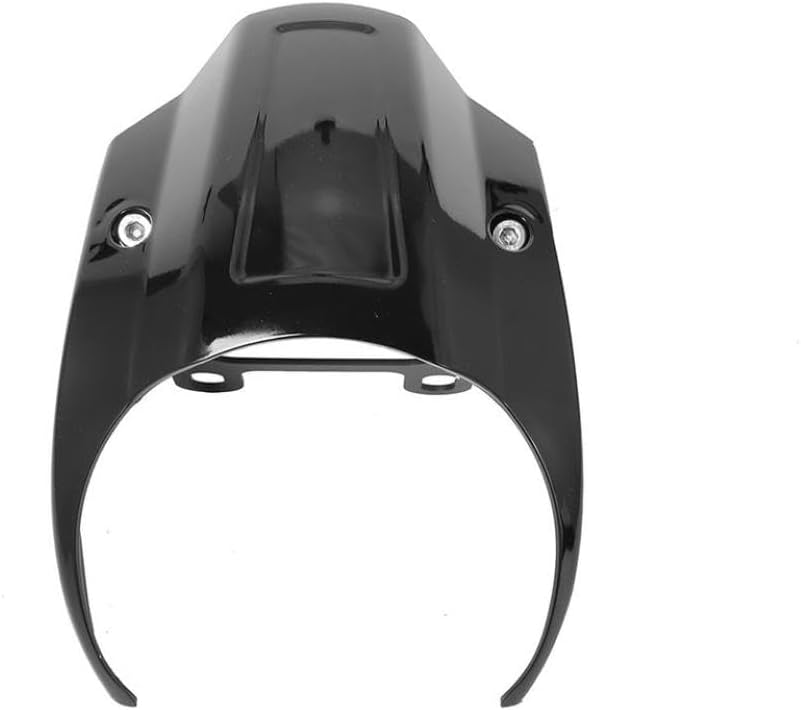 オートバイグロスブラックフロントヘッドライトフェアリングカバーソフトアイルストリートボブFXBB FXBR 2018 2018 20