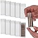 BCW Clear Quarter Coin Tubes with Screw-On Cap, Each Holds 40 Quarters (10-Tubes Total)