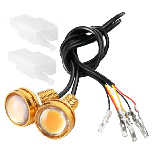 Wilfongkart 2 x 12V LED Turn Signals Blinkers Fog Light