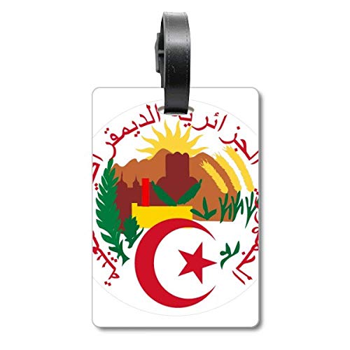 Étiquette de valise Algiers Algérie, accessoire bagage de voyage et identificateur sac