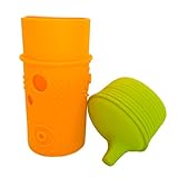 Silikids Siliskin Glass Training Cup, Tart, 4 Months