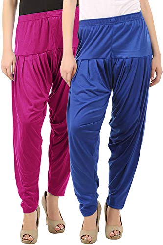 Image of Buy That Trendz Patiala Salwar for Women Relaxed Fit Viscose Patiyala Salwar Harem Bottom Pants
