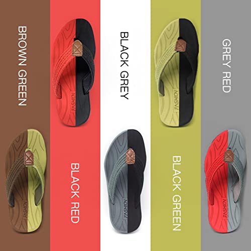 Sandalias de hombre tipo flip flop transpirables y zapatos casuales de goma 3