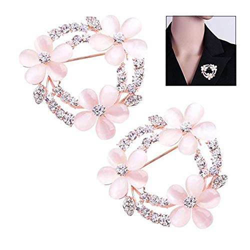 XLKJ 2 Pezzi Spilla Donna Gioiello Fiore，Spilla