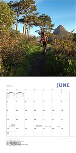 World's Most Beautiful Runs 2024 Wall Calendar