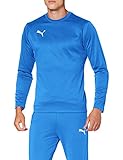 Einsätze unter den Achseln PUMA Herren LIGA Training Sweat Sweatshirt, Electric Blue Lemonade White, XL