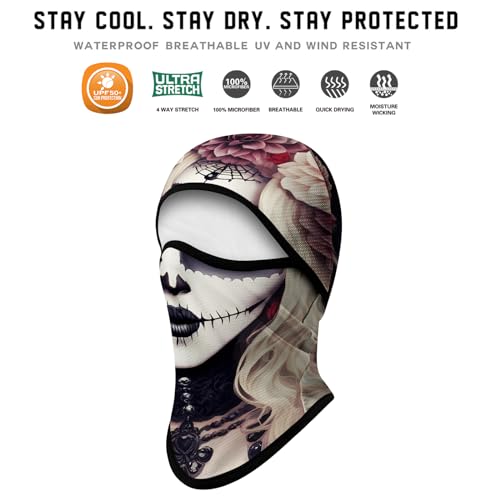 Image of Obacle Balaclava Face Mask Men Women for Sun Protection Motorcycle Fishing Raves