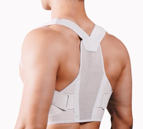 Corretor De Postura Fliptok Lombar Cervical Reforçado Branco