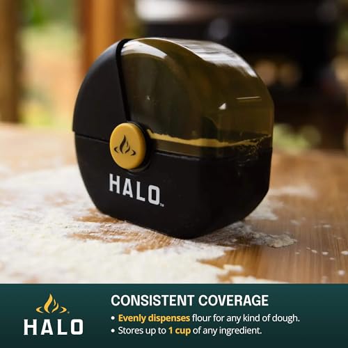 HALO Flour Shaker | Dough Preparation & Baking Accessory | Click & Go Lid | Transparent Body | HZ-3029 - image 4