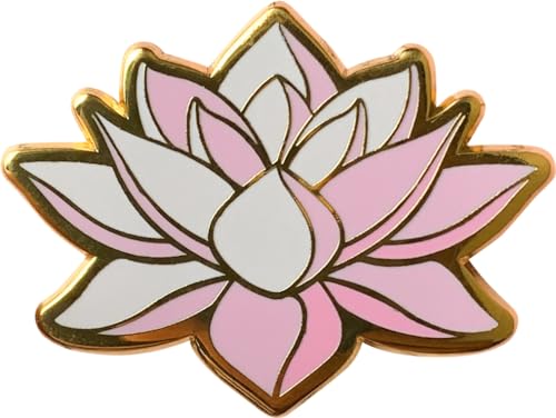 Pink Lotus Flower Lapel Enamel Pin