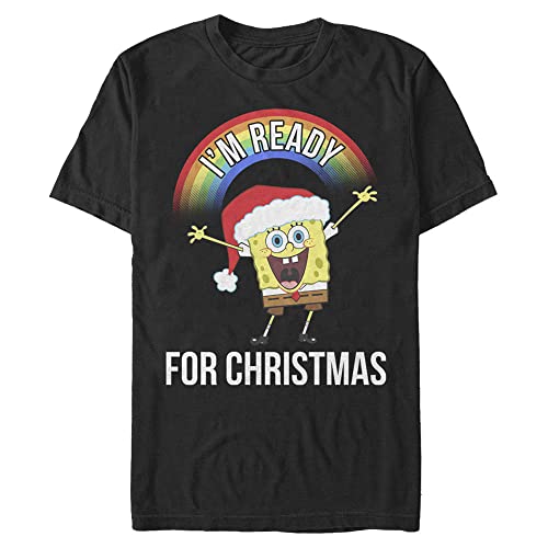 T-shirt de Noël Bob l'Éponge à manches courtes pour repas de famille