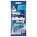 Produktbild Gillette BlueII Plus Einwegrasierer für Männer, 5 Stück