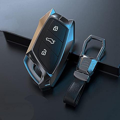 LIBAOBAO Car Key Cover For MG ZS EV MG6 EZS HS EHS 2019 2020,Car Remote Control Key Cover Case,Protective Key Fob Cover,Car Accessories Cover