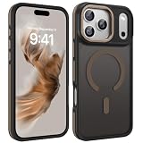 Picture of YINLAI Case for iPhone 17 Pro Max, 6.9 Inch, Black/Desert Titanium