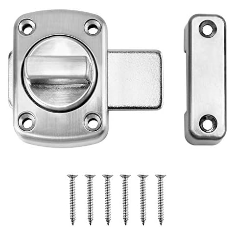 QWORK® Stainless Steel Gate and Door Lock Cover