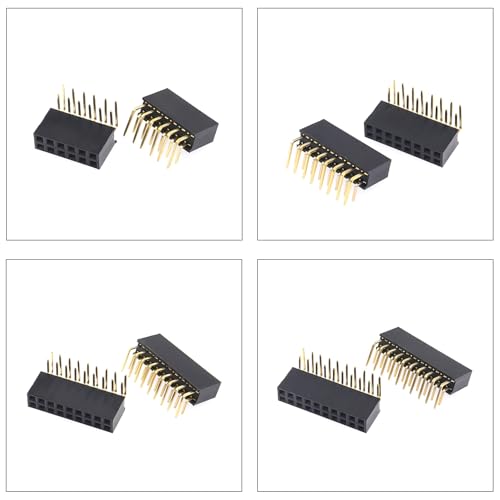 Kit Conector Pin Header 2.54mm 2 Filas 36 Pzas miniatura 4